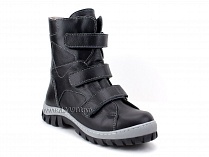 207ч (31-40) Аквелла (Akwella), ботинки зимние ортопедические с высоким берцем, натуральная шерсть, кожа, черный в Красноярске